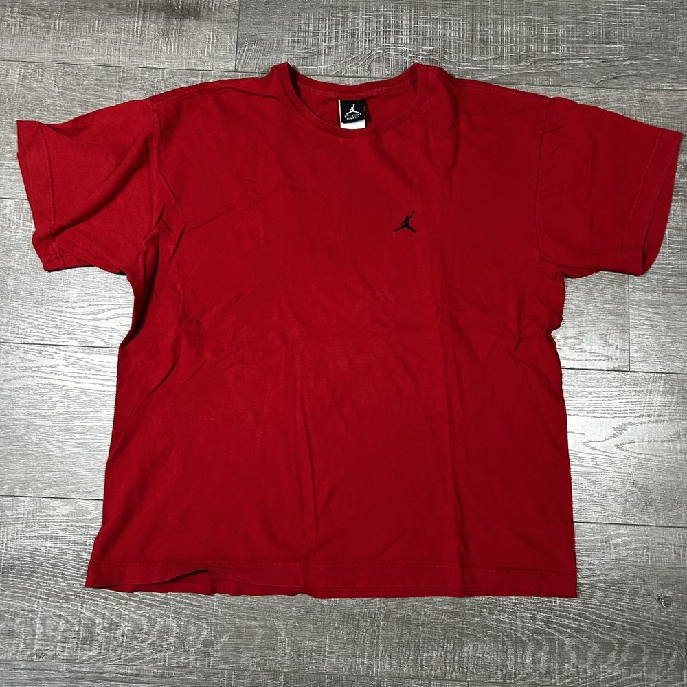 Vintage 90s Nike Jordan T Shirt Mens Size L Made In USA Heavy Weight Embroidered